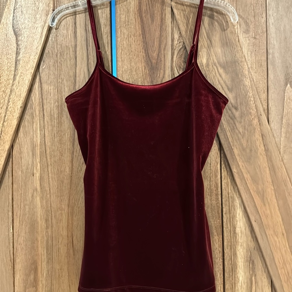 Loft outlet NWT red velvet cami